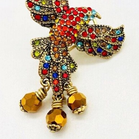 Heidi Daus "Mary's Magic" Mary Poppins Returns Crystal Necklace Matching Earring - Picture 9 of 11